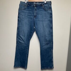 Wrangler Retro Relaxed Bootcut Jeans Mens 38x34 Blue Denim Medium Wash 112367677